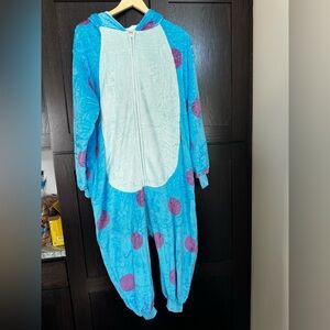 Sully Blue and Purple One Piece Footie